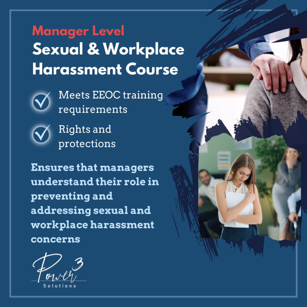 Management Training for Sexual Harassment & Workplace Harassment ...