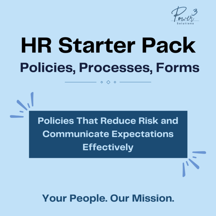 HR Starter Pack - Policies, Processes, Forms