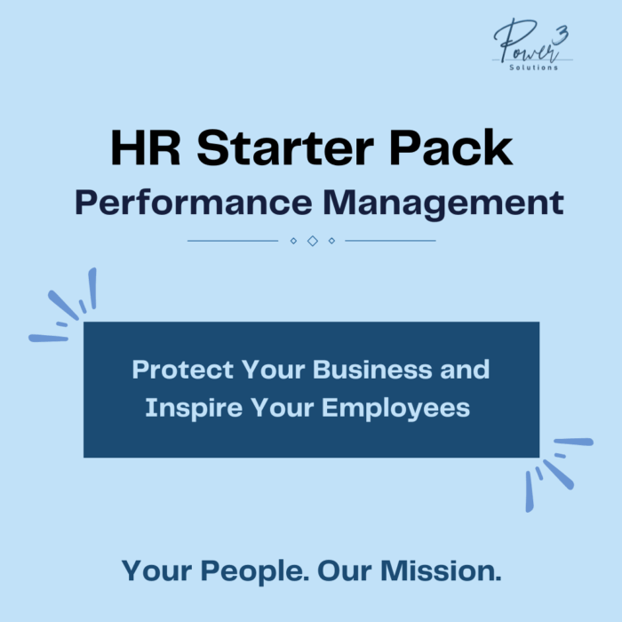 HR Starter Pack - Performance Management