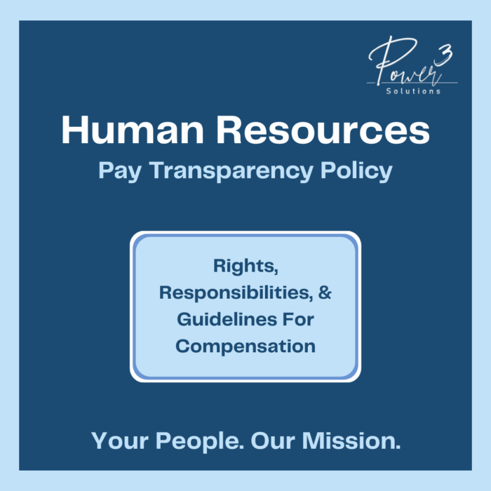 HR - Pay Transparency Policy